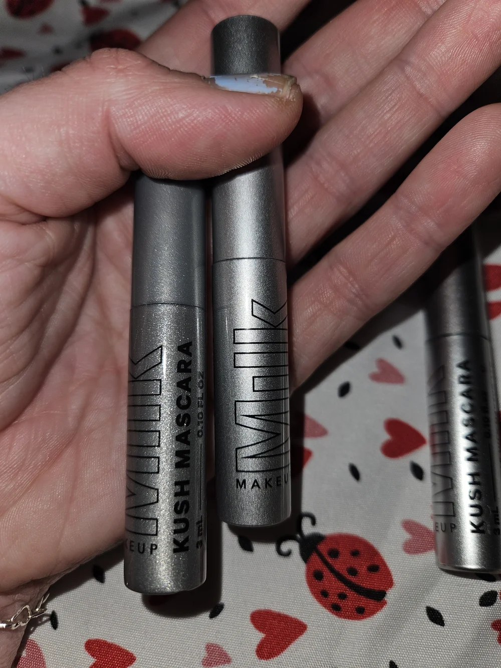 Lot of 4 Milk Makeup Kush Mascara Trio with Clear Brow Gel -